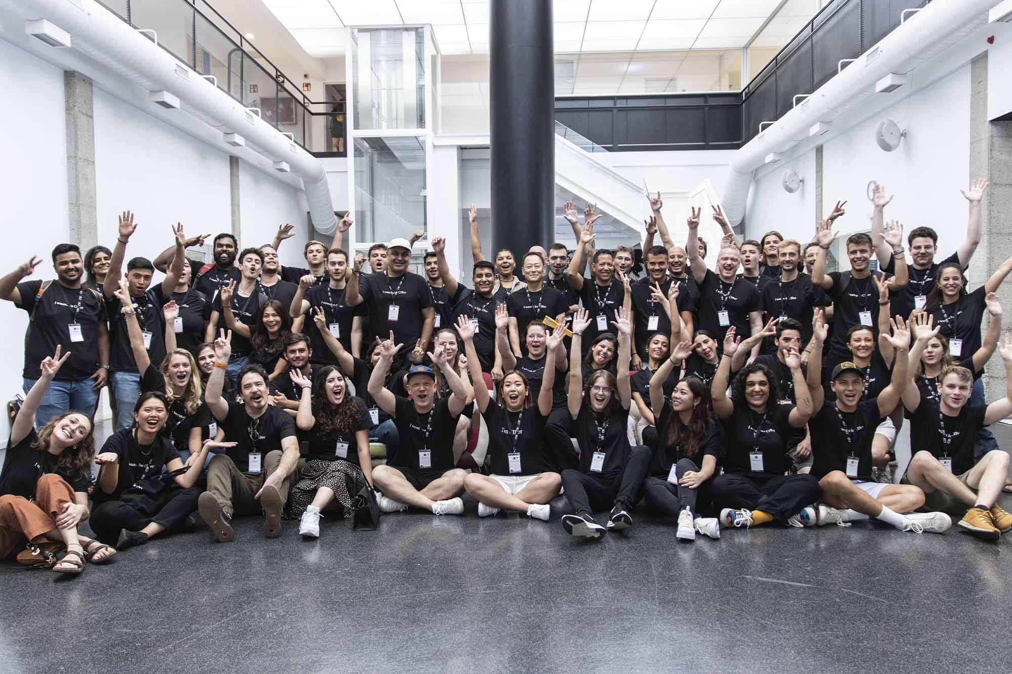 Students in Culinary Institute of Barcelona school.