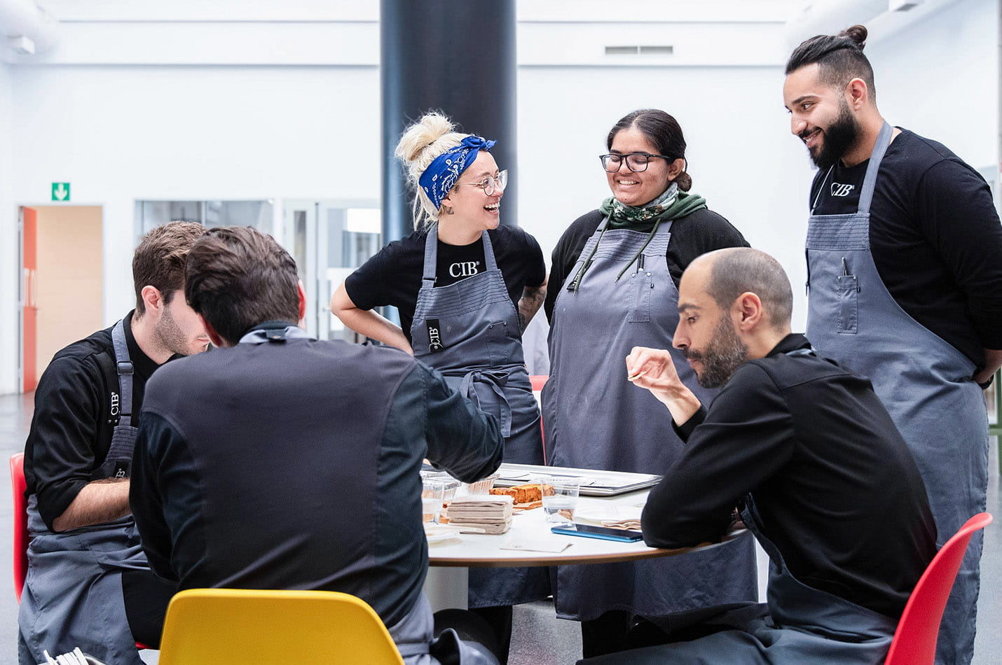 Students of the CIB combined programs in class